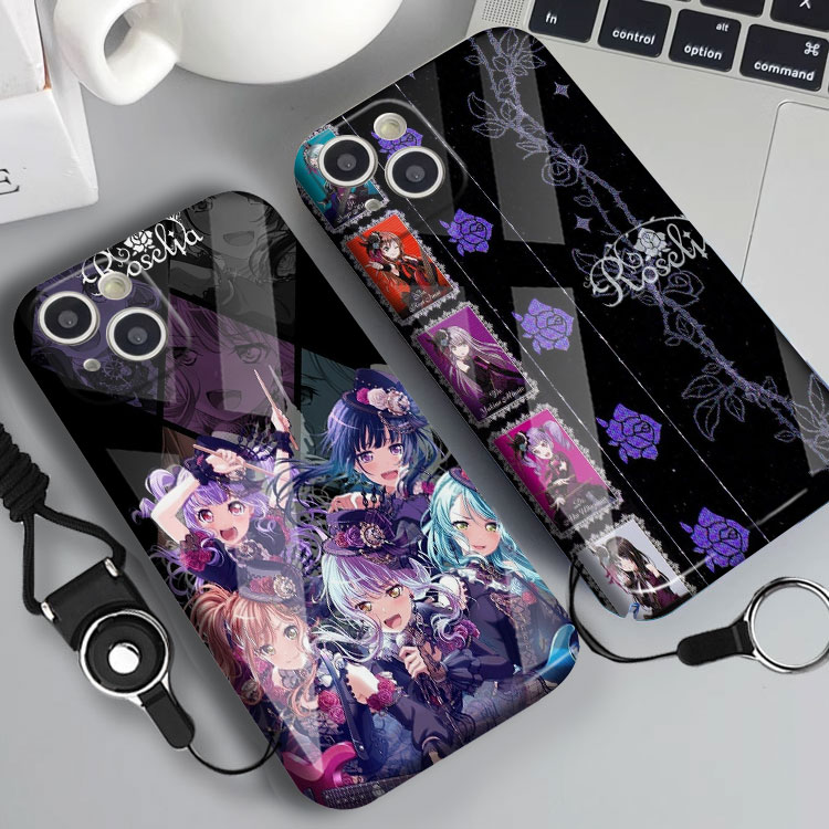 BanG Dream! Roselia 动漫 哥特少女 乐队组合手机壳适用iphone17promax菲林14Plus全包边15苹果16小米13华