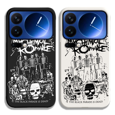 My Chemical Romance摇滚周边手机壳适用小米17ProMax保护套Xiaomi17液态硅胶全包防摔外壳十七ProMAX男女软