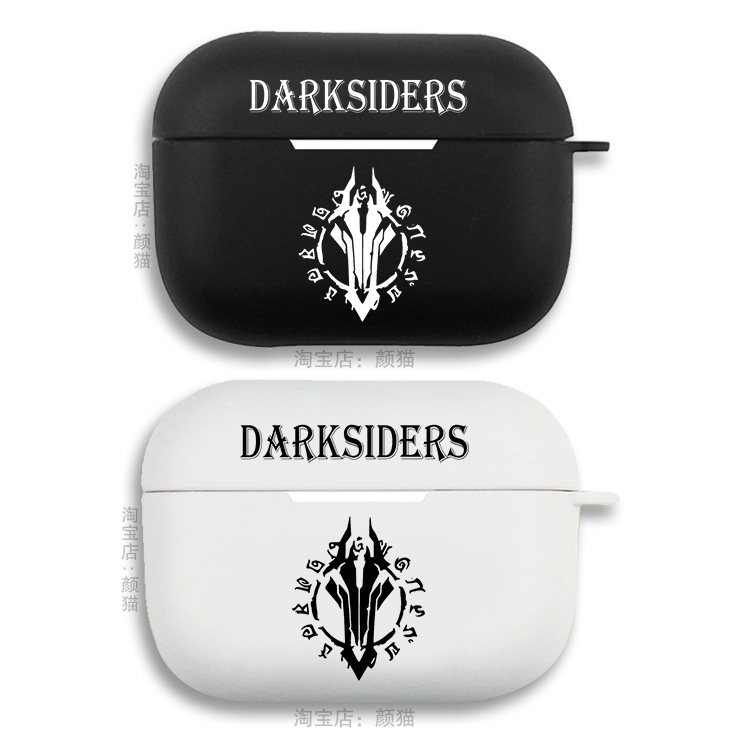 暗黑血统 游戏 标志耳机套适用Airpods保护壳2代苹果3代pro软硅胶