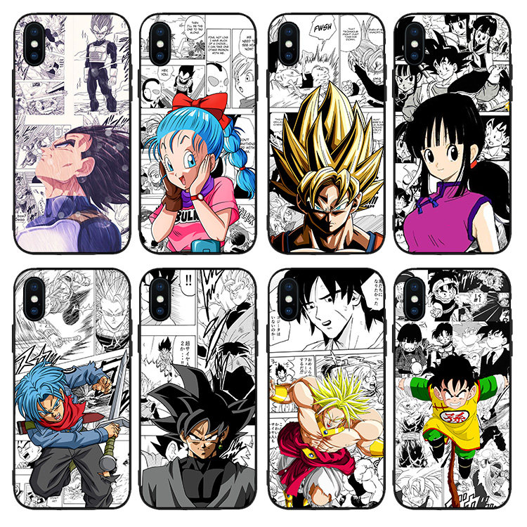 七龙珠78plus布玛琪琪手机壳适用XR苹果XSMAX磨砂iphone6s软11PRO