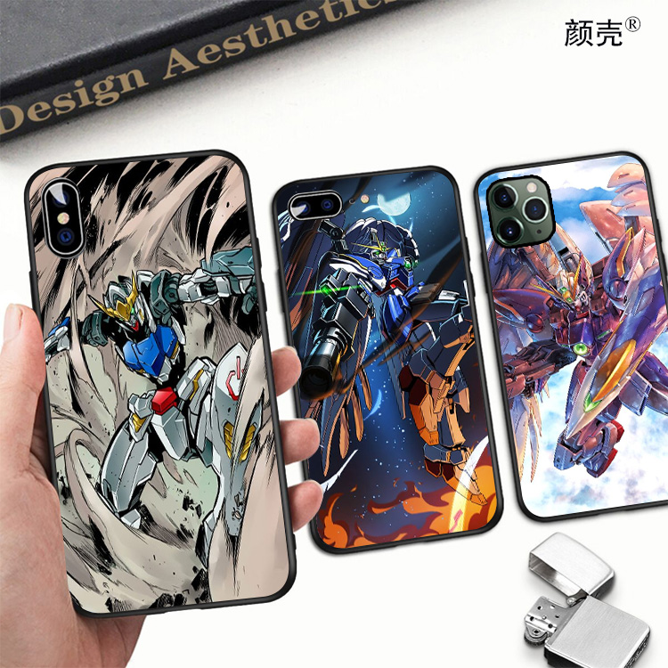 零式飞翼高达11手机壳适用iPhoneXS MAX苹果6s巴巴托斯78PLUS硅胶