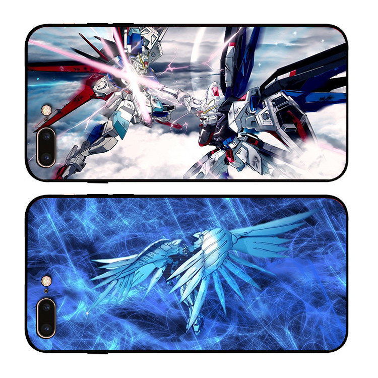 高达敢达6s适用XSMAX手机壳7动漫iphone8plus软壳5SE防摔XR全包边