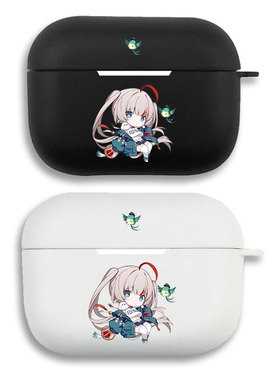 精卫Q版耳机套适用Airpods保护壳苹果2无线蓝牙盒3代pro软硅胶1磨砂硬全包分体式第一二三代typec解神者