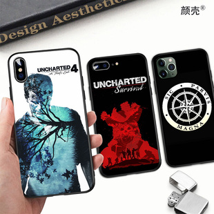 神秘海域11游戏手机壳适用iPhoneXS MAX苹果6s防摔5se硅胶7/8PLUS