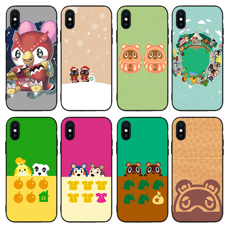 动物之森周边手机壳适用7PLUS防摔XSMAX苹果6S西施惠11动物森友会