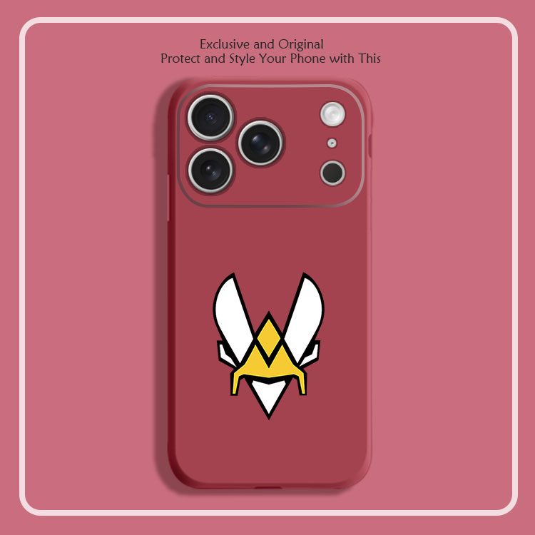 CSGO小蜜蜂战队标志8色液态硅胶12手机壳11适用14苹果15 16 17PROMAX红米K90全包软VIVO小米13挂绳IQOO12