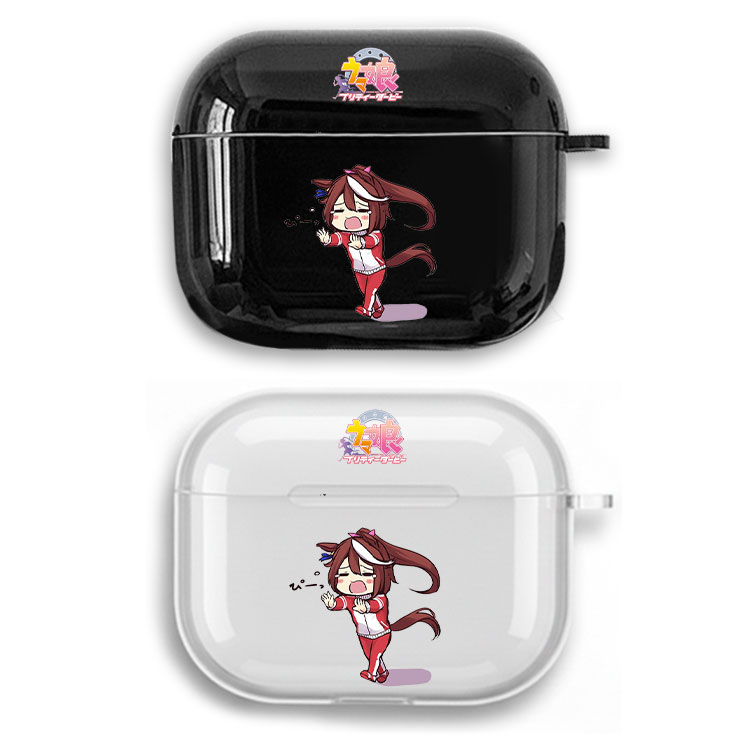 赛马娘 特别轴 动漫周边耳机套适用Airpods保护壳苹果2无线蓝牙盒3代pro软硅胶4透明软全包分体式第一