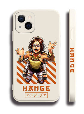 韩吉Hange进击的巨人黑白侧边11手机壳16适用iphone13PRO苹果15max红米K70一加ace3小米14液态IQOO12硅胶VIVO