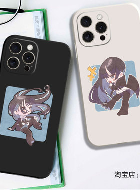 ADO虚拟歌手Q版黑白侧边印刷11手机壳16适用iphone13PRO苹果15maxr红米K70一加ace3小米14液态IQOO12硅胶VIVO