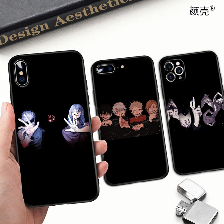 咒术回战五条悟手机壳适用XSE苹果12PROMAX磨砂11硅胶6S软7/8PLUS