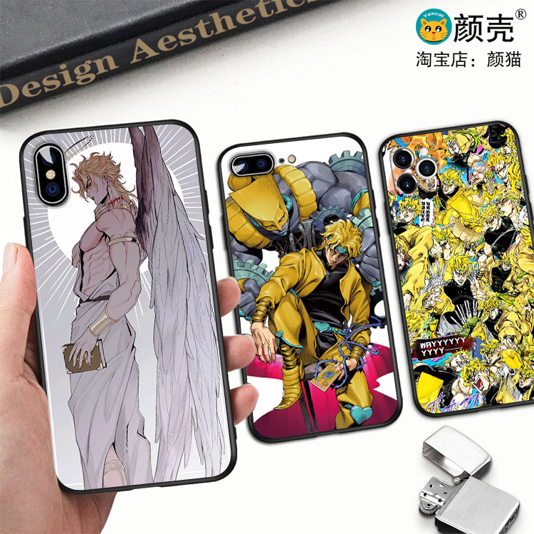JOJO的奇妙冒险DIO手机壳适用XSE苹果12PROMAX磨砂11华为67/8PLUS