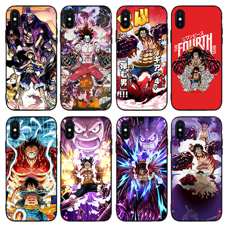 海贼王路飞开档手机壳适用iPhone8防摔XSMAX苹果6SE软11硅胶7PLUS