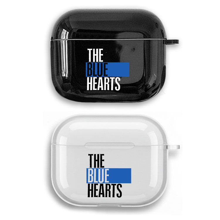 The Blue Hearts朋克乐队耳机套适用Airpods保护壳苹果2无线蓝牙盒3代pro软硅胶4亮黑透明全包分体式第一