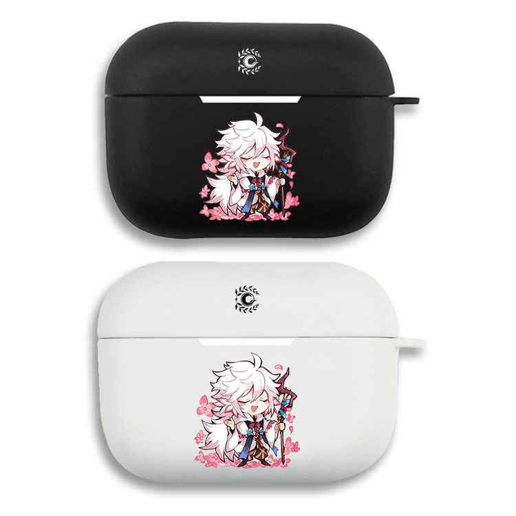 梅林FGO可爱FATE耳机套适用Airpods保护壳苹果2无线蓝牙盒3代pro软硅胶1磨砂硬全包分体式第一二三代typec