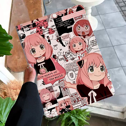 间谍过家家 阿尼亚 动漫平板皮套适用ipad10保护壳pro13全包mini6软air56蚕丝纹10.9寸华为10.2笔槽11.5s