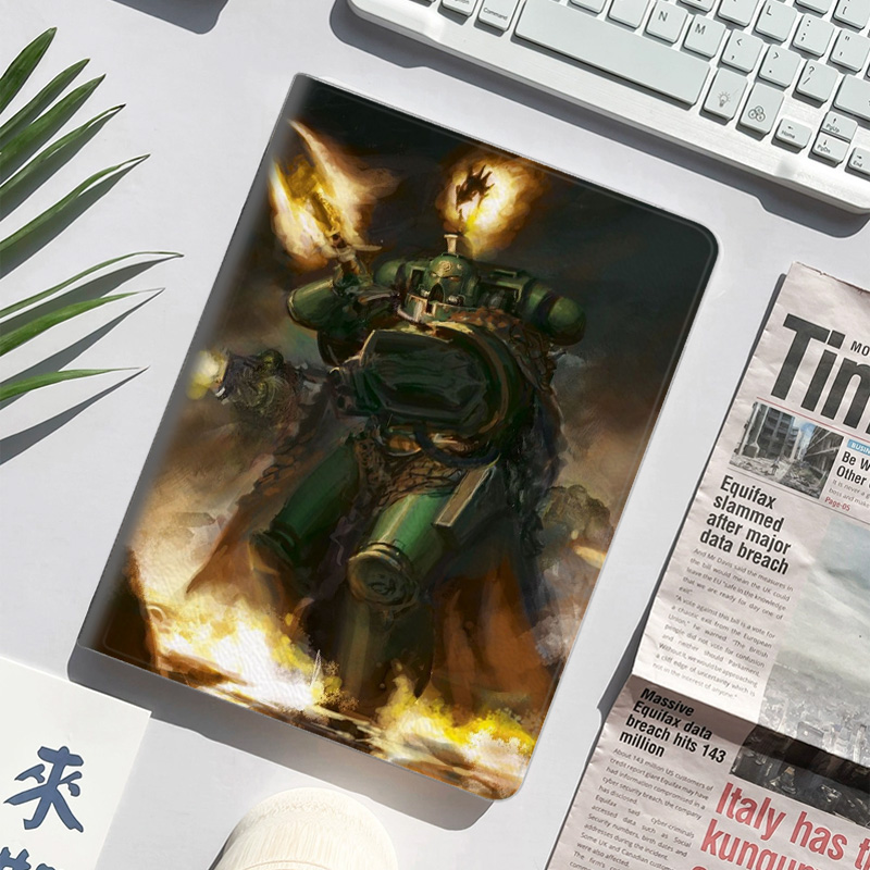 ​伏尔甘·赫斯坦 战锤40k游戏周边平板皮套适用ipad10保护壳pro13全包mini6软air56蚕丝纹10.9寸华为10.2笔