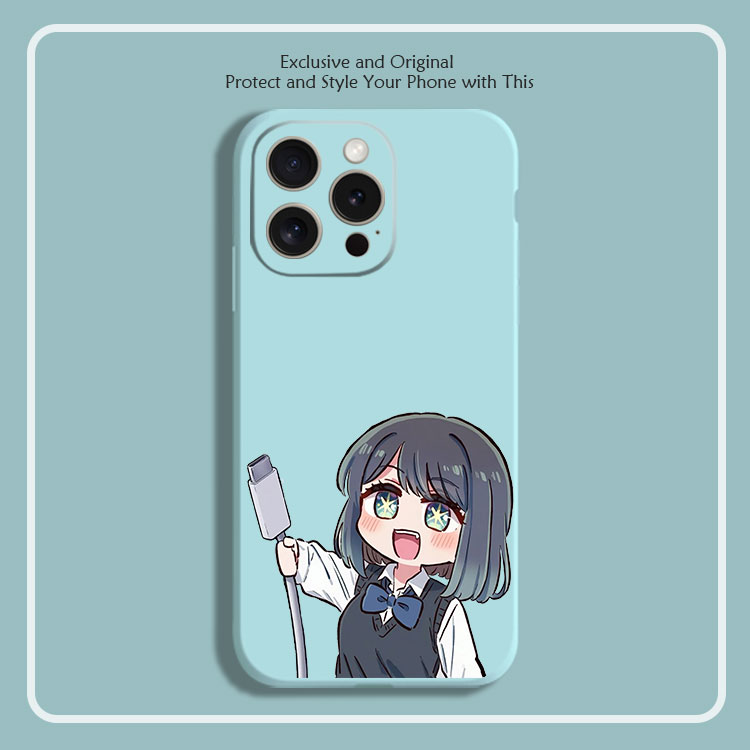 我推的孩子黑川茜动漫周边8色液态硅胶12手机壳11适用14MAX苹果15 16 PRO红米K70一加VIVO小米13挂绳IQOO12