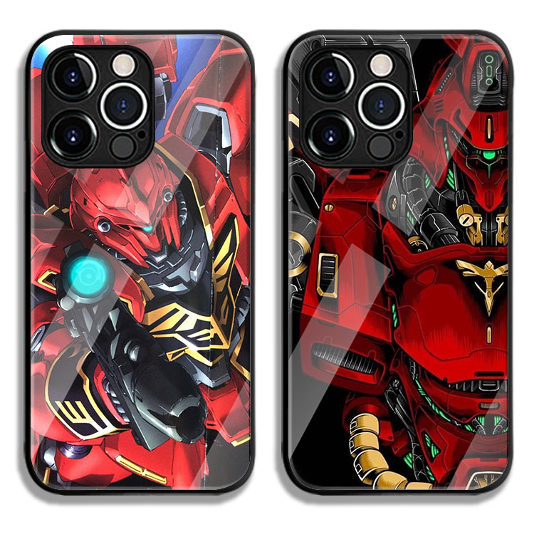 机动战士高达沙扎比动漫周边11手机壳16适用iphone13PRO苹果15maxr红米K80一加ace3小米14钢化IQOO12玻璃VIVO