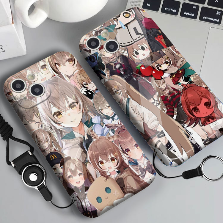 Hololive 七诗无名 动漫手机壳适用iphone17promax菲林14Plus全包边15苹果16小米13华为mate80玻璃PURA70
