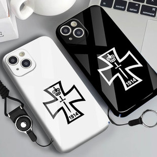 德意志十字勋章帝国德国普鲁士王国周边菲林光面手机壳11适用苹果iPhone16PROMAX玻璃13华为MATE70荣耀12小米