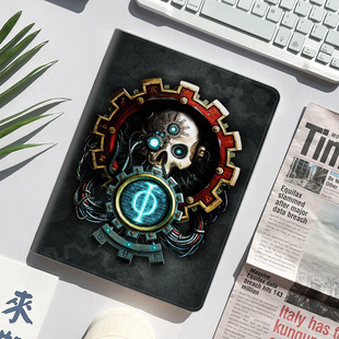 战锤40K太空死灵游戏周边平板皮套适用ipad10保护壳pro13全包mini6软air56蚕丝纹10.9寸华为10.2笔槽11.5s