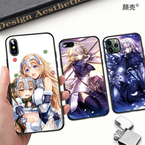 贞德 阿比 fgo手机壳适用XSMAX苹果11防摔iphone6s软7/8plus硅胶X