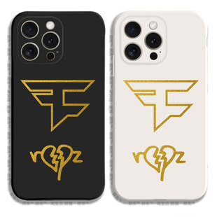 FAZE战队ropz签名13手机壳12适用iphone13PRO苹果15maxr红米K60一加ace2小米14液态IQOO11硅胶VIVOX90全包