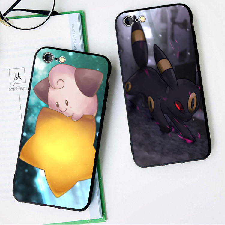 皮宝宝/月亮伊布/适用X手机软壳iphone6s/7/8plus宠物卡通XsMAX