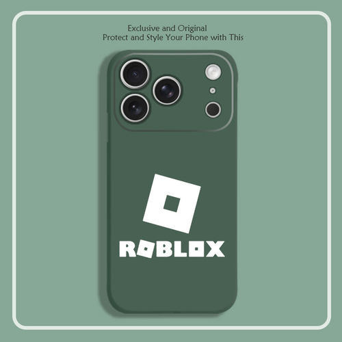 ROBLOX虚拟世界卡通游戏周边8色液态硅胶12手机壳11适用14苹果15 16 17PROMAX红米K90全包软VIVO小米13挂绳