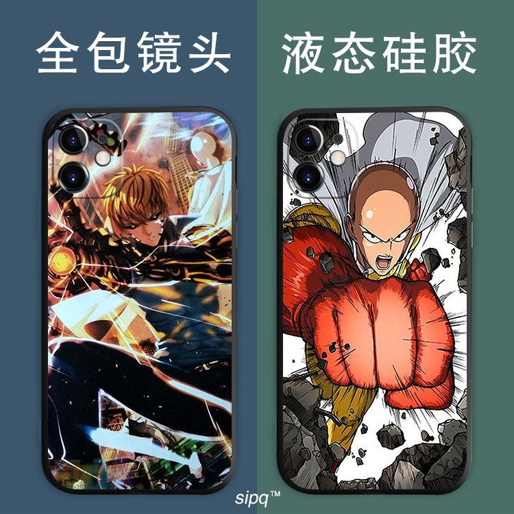 一拳超人动漫手机壳适用iPhone7/8液态XS苹果11PROMAX华为6SE硅胶