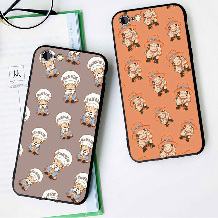 海贼王/罗/艾斯6s适用XS MAX手机壳8plus软壳iphone7保护套5s硅胶
