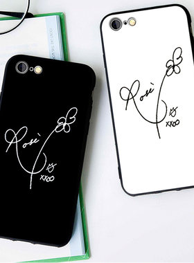 BLACKPIN朴彩英手机壳适用6s苹果78plus磨砂iphoneXR软硅胶11 PRO