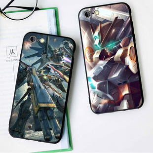 高達WINGZERO動漫手機殼適用iPhoneX 7PLUS蘋果6s定制11飛翼零式