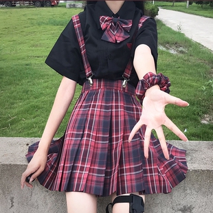 猫之物语原创jk制服45cm大码 格裙百褶裙半身短裙学院风高腰半裙新