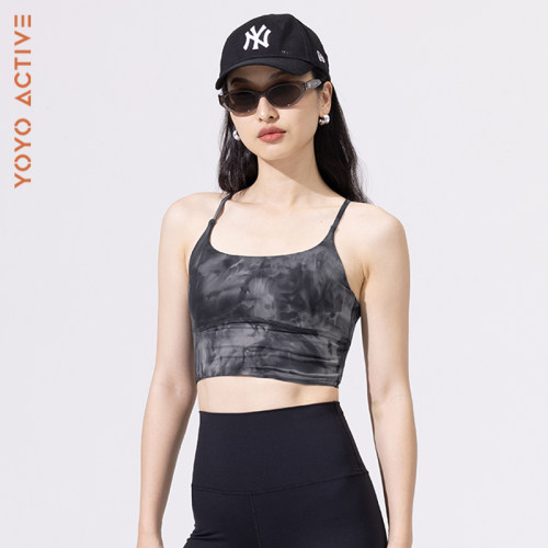 交叉细肩带上衣YOYOACTIVE