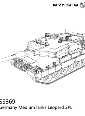 预售SSMODEL SS35369 1/35 德国 豹2PL中型坦克