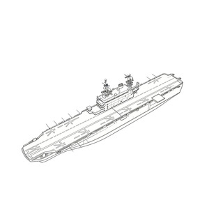 预售SSC2000159/S 1/2000 军事模型 美国 塔拉瓦级两栖攻击舰