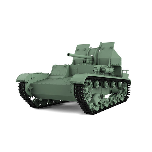 预售 SS16585 1/16  军事模型 苏联 SU-5 坦克歼击车
