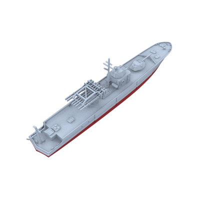 预售 SSC72767/S-A 1/72苏联1124型装甲炮艇/多管火箭炮