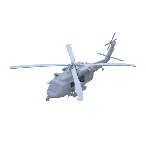 LYR200226S 1/200 军事模型美国 MH-60 海鹰 舰载直升机 金属桨叶