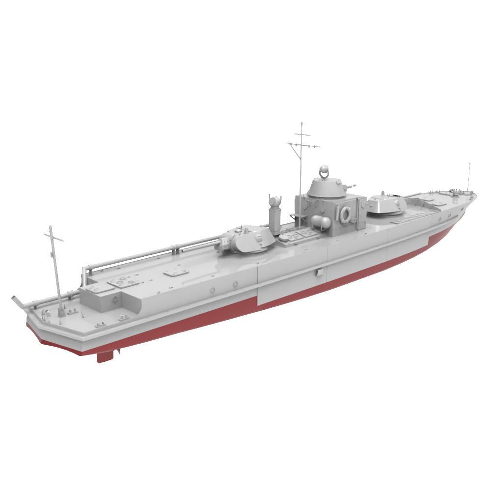 预售 RHWS200019/S 1/200 军事模型 苏联1124型装甲炮艇早期型