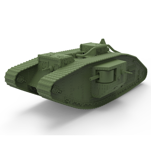 SS200372 1/200 军事模型 英国 马克 V 型坦克 Male 重型坦克