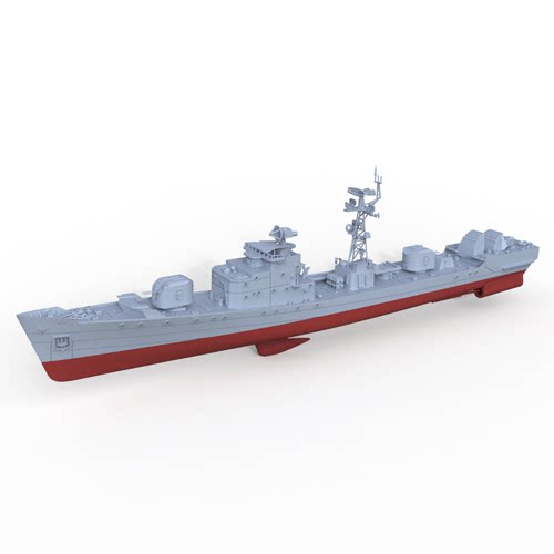 1/350比例 军事模型 苏联 米尔卡级KR-7号 护卫舰 水线版 配兵人