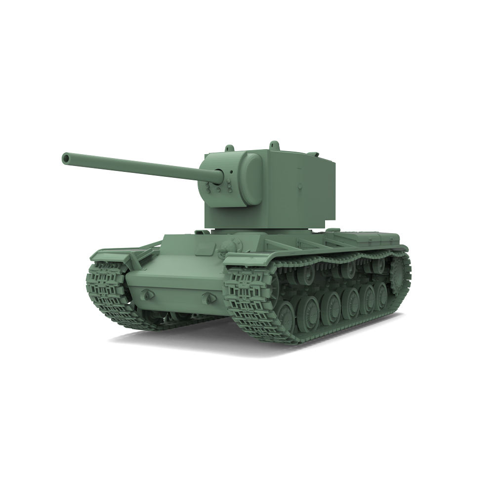 SS100862 1/100 军事模型 苏联KV-2(Zis-6)坦克 V2.0