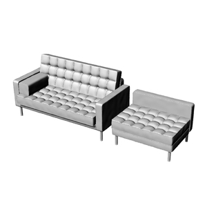 沙发套组 场景模型 4pcs 各比例 老姚手工坊