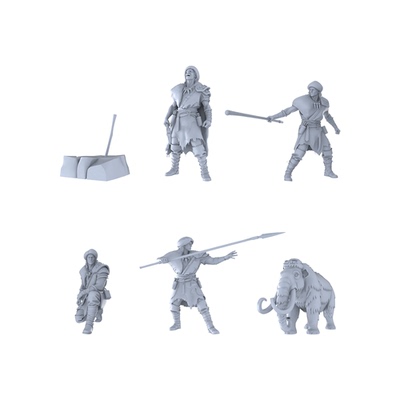 历史维京人捕猎六人组  1set