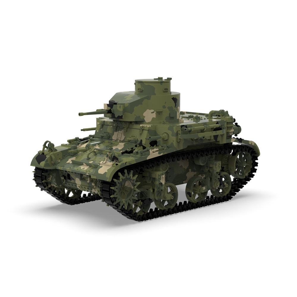 7 1/72 3d打印 美国 m2 轻型坦克