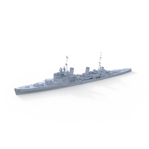 1/350比例 英国海军 格洛斯特级 城级 利物浦号轻巡洋舰 配兵人