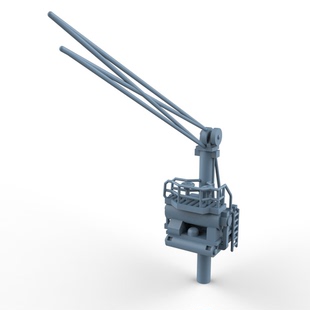 舰艇吊机 德国海军 1pc 舰船模型升级件 老姚手工坊