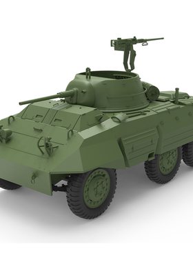 预售SSMODEL SS64380 1/64 军事模型 美国M8 灰狗轻型装甲车